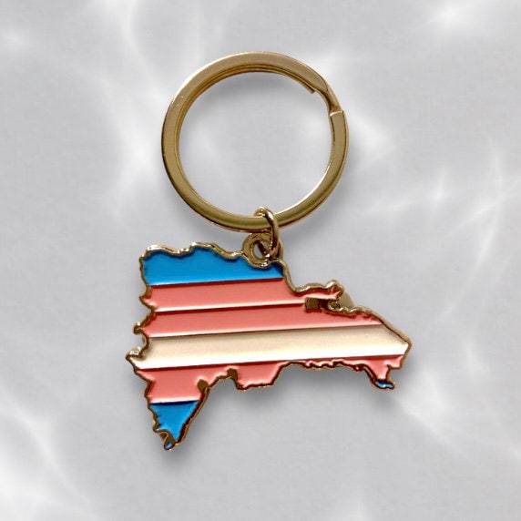 Dominican Rep. Trans Keychain