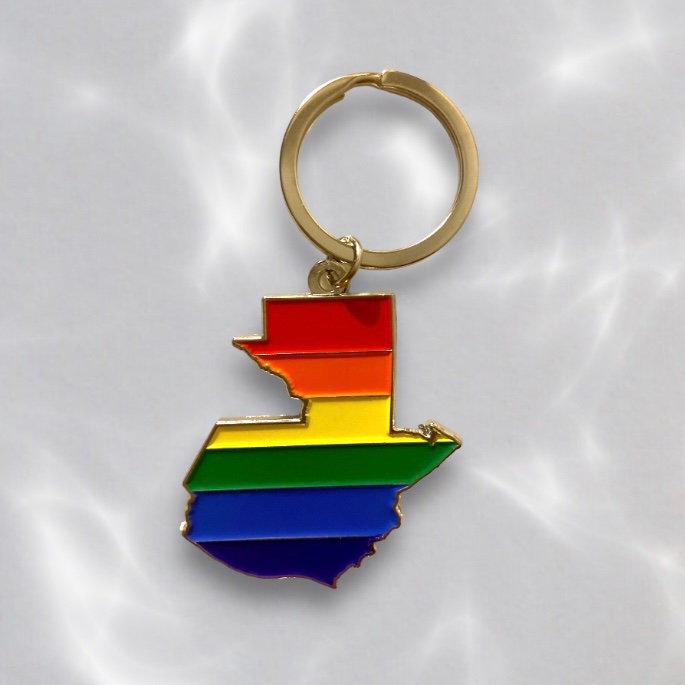 Guatemalan Pride Keychain