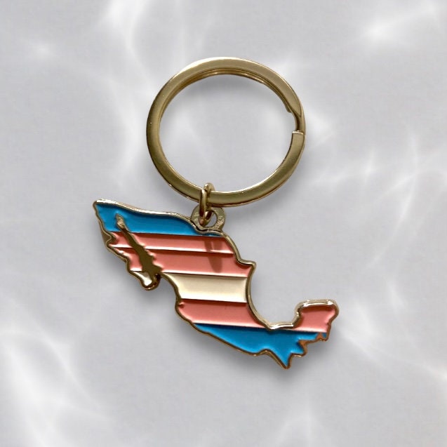Mexican Trans Keychain