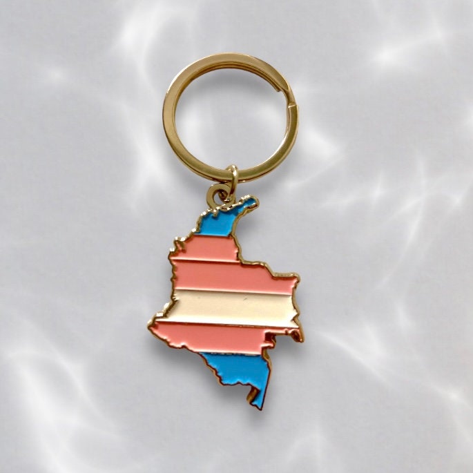 Colombian Trans Keychain