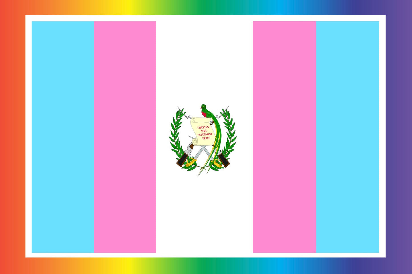 Guatemalan Trans Flag