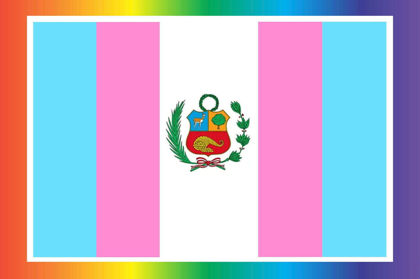 Peruvian Trans Flag