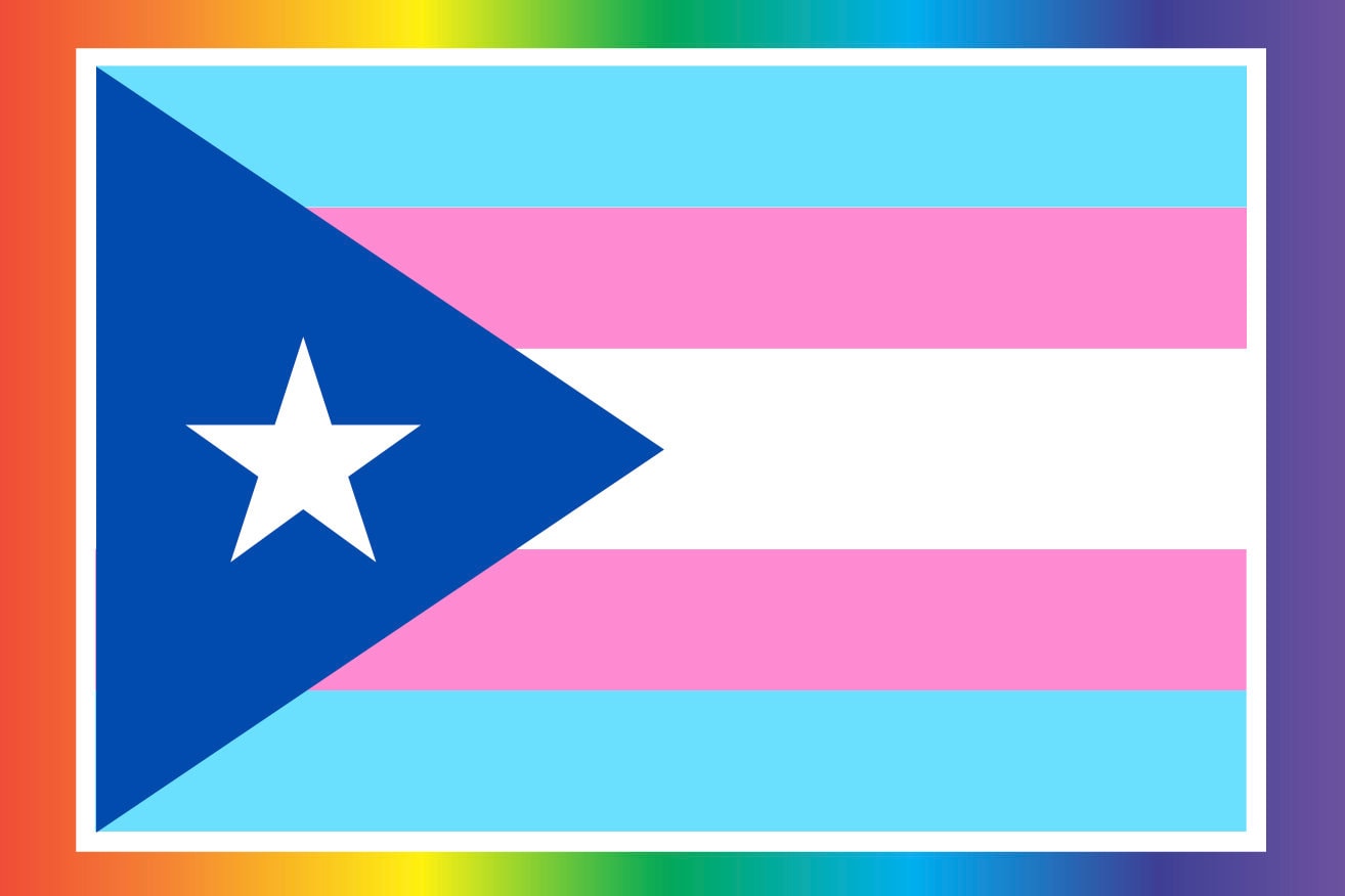 Puerto Rico Trans Flag