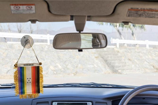 Honduran Hanging Pride Flag
