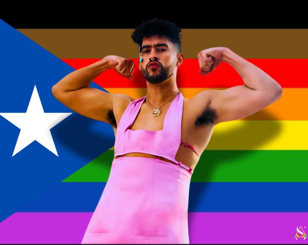 Bad Bunny (Benito) PR Pride Flag