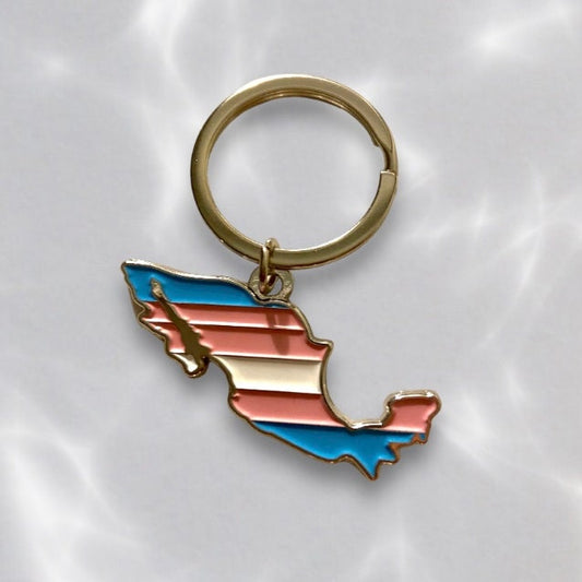 Mexican Trans Keychain