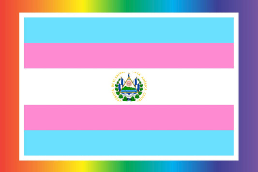 Salvadoran Trans Flag