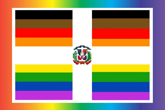 Dominican Rep. Pride Flag