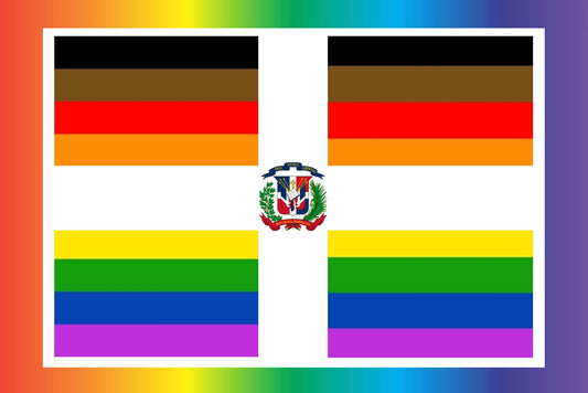 Dominican Rep. Pride Flag