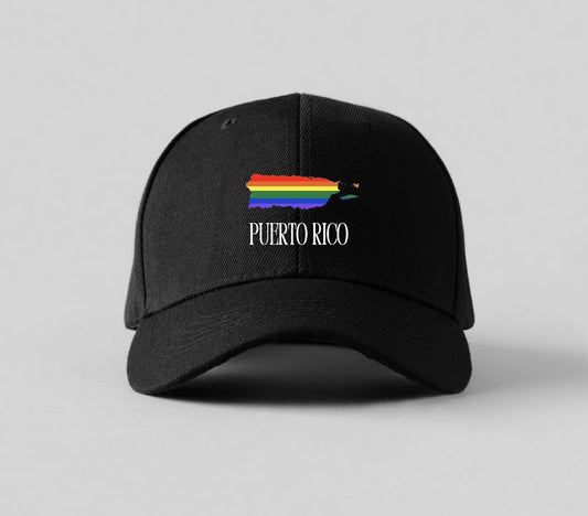 Latinx Pride Puerto Rico Baseball Caps