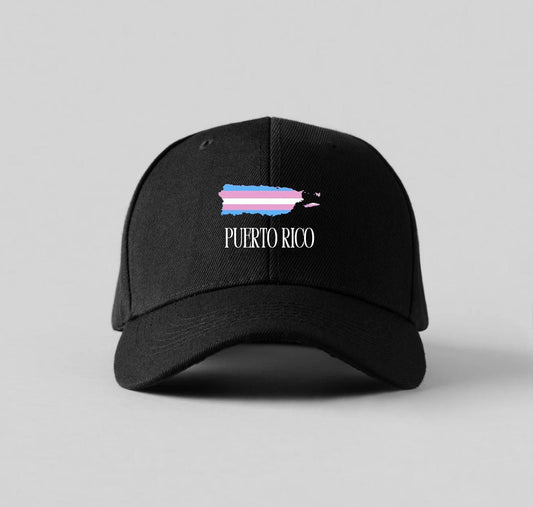 Latinx Trans Puerto Rico Baseball Caps