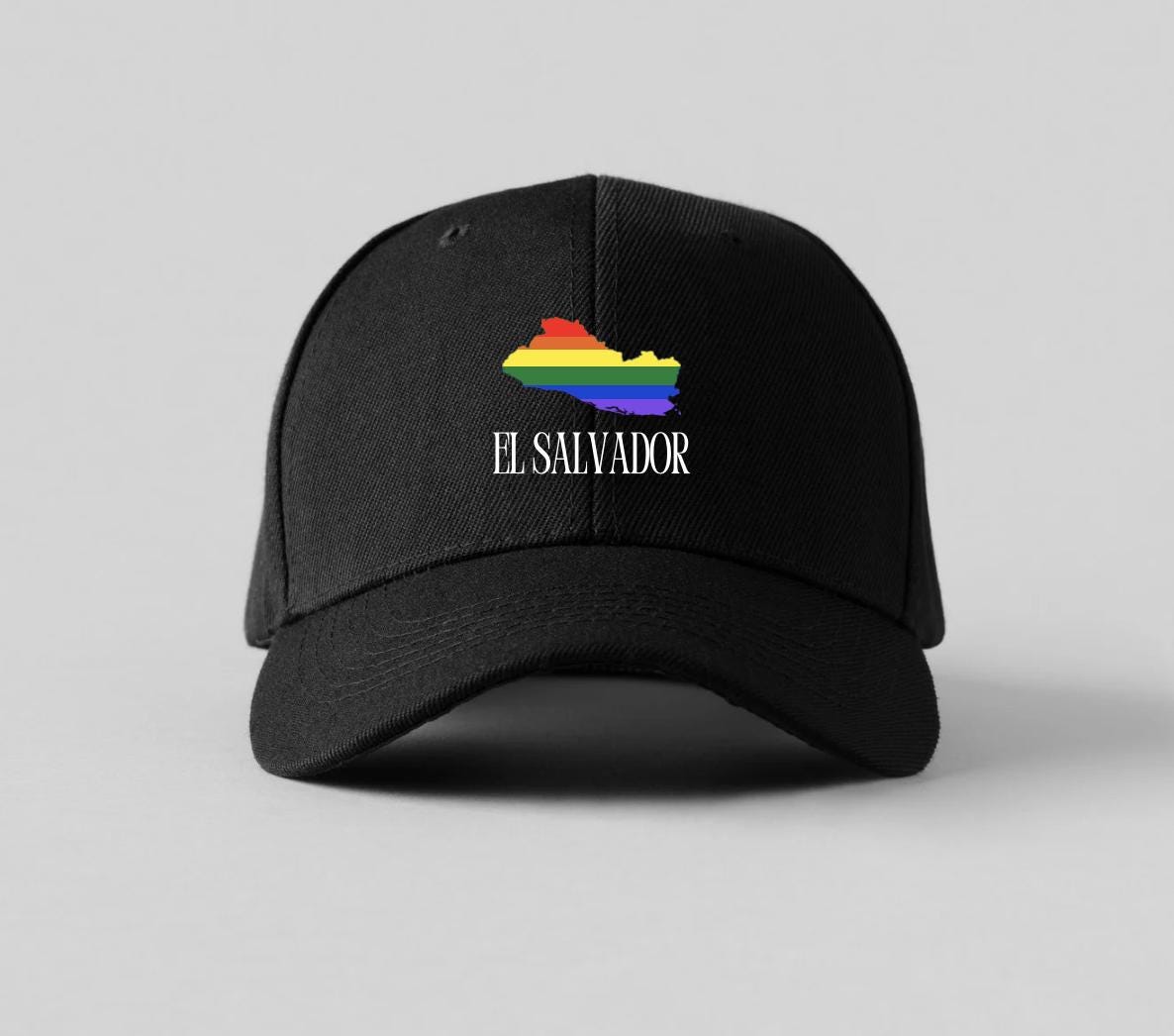 Latinx Pride El Salvador Baseball Caps