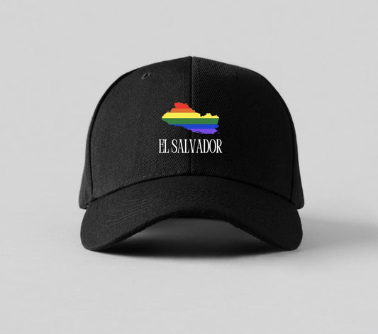 Latinx Pride El Salvador Baseball Caps